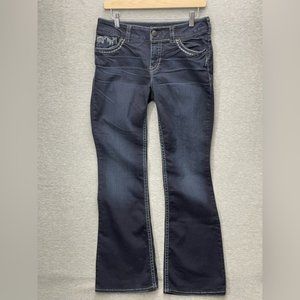 Silver Jeans Suko Boot Cut Dark Wash Jeans Size W30 L32